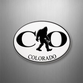 Colorado   Bigfoot Euro Oval 3D Magnet