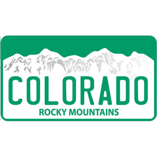 OK4 Colorado License Plate Sticker