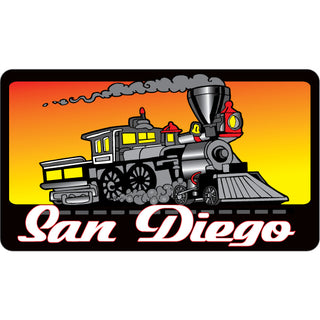 San Diego Train Sticker