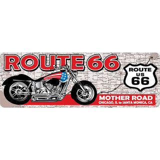 Route 66   Motorcycle Mother Road Sticker