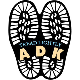 ADK   Tread Lightly Bootprints Sticker