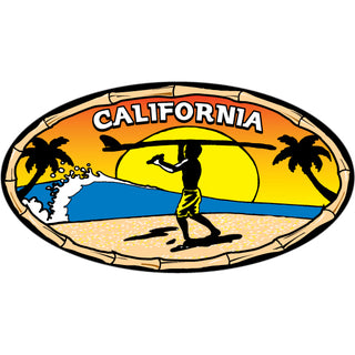 California Endless Summer Oval Sticker