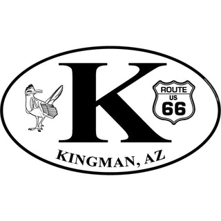 Kingman AZ Euro Oval Sticker