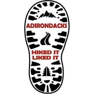 Adirondacks   Hiked It Liked It Boot Prin Sticker