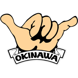 Okinawa Hang Loose Hand Sticker