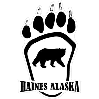 Haines Alaska Beat Paw Sticker