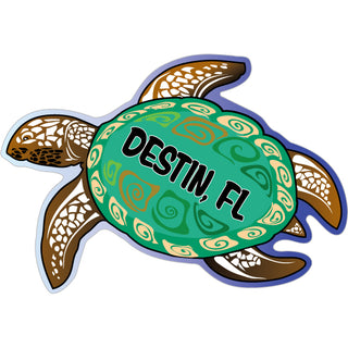 OK4 Destin  FL Green Turtle Sticker