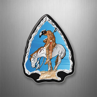 Flag Trail of Tears Arrowhead 3D Magnet