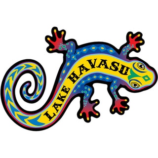 Lake Havasu   Colorful Gecko Sticker