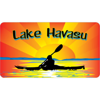 Lake Havasu   Kayak Sunset Sticker
