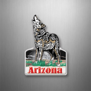ARIZONA HOWLING WOLF 3D Magnet