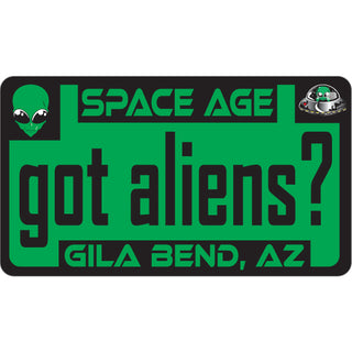 Space Age Gila Bend AZ Got Aliens Sticker