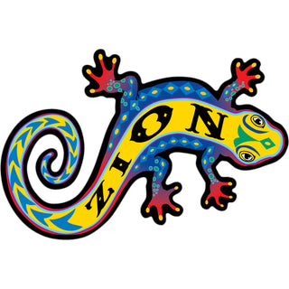 Zion   Colorful Gecko Sticker