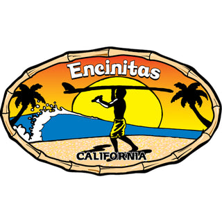 OK4 Encinitas  CA Endless Summer Oval Sticker