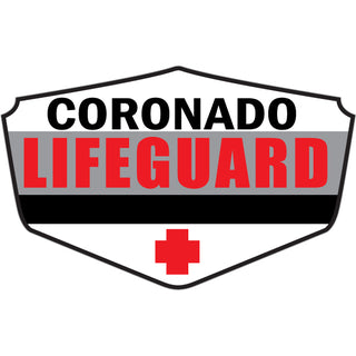 Coronado CA Lifeguard Shield Sticker