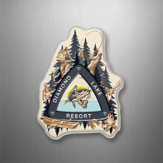 Diamond Lake Resort   Activities Abound 3D Magnet