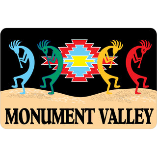 OK4 Monument Valley Arizona Utah 4 Kokopelli Sticker