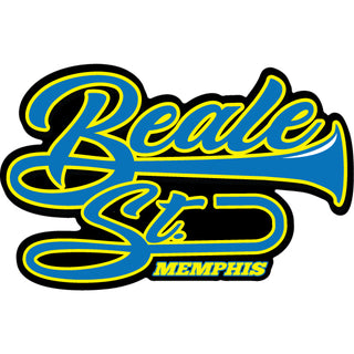 Memphis Beale St Trumpet Sticker