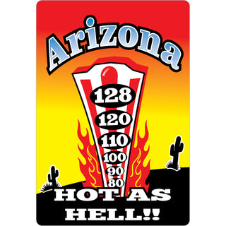 Arizona Hot As Hell Sticker