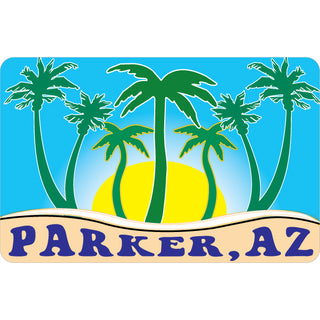 Parker  AZ Full Color Palms Sticker