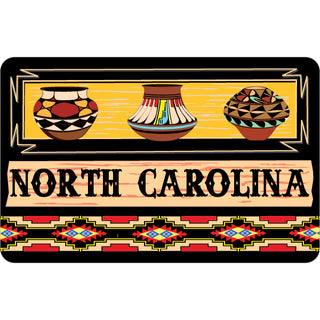 North Carolina   Southwest Pottery Sticker