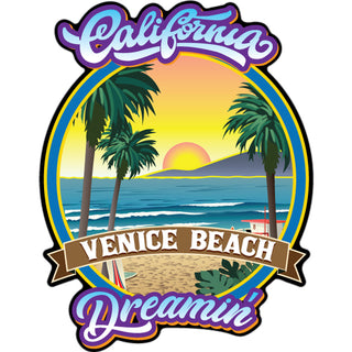 Venice Beach  California   California Dreamin' Sticker