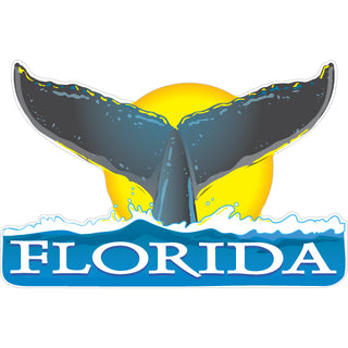 OK4 FLORIDA WHALE TAIL Sticker