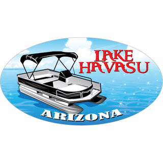 Lake Havasu Arizona   Pontoon Boat Sticker