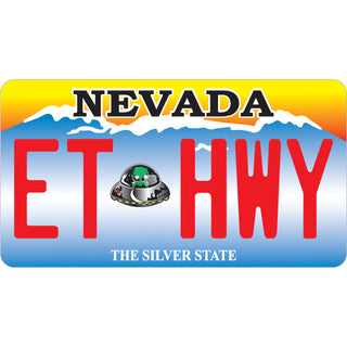 Nevada   ET Hwy License Plate Sticker