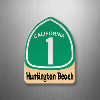 HUNTINGTON BEACH PCH 1 SIGN 3D Magnet