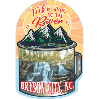 Bryson city  NC   Camp Adventure Awaits Sticker
