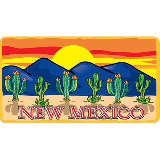 New Mexico   Tortilla Flat Cactus Desert Scene Sticker