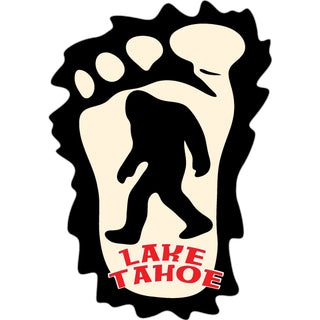 Lake Tahoe   Big Foot in Big Furry Foot Sticker