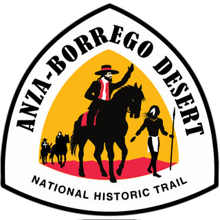 Anza Borrego Desert   National Historic Trail Marker Sticker