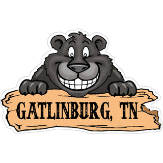 Gatlinburg  TN   Smiling Bear Sticker