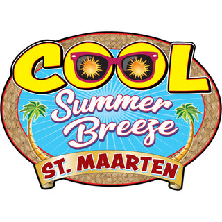 St. Maarten   Cool Summer Breeze Sticker