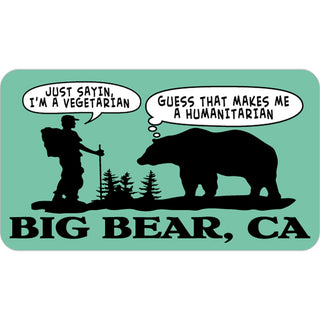 Big Bear  CA   Humanitarian Sticker