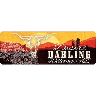 Williams  AZ   Desert Darling Sticker