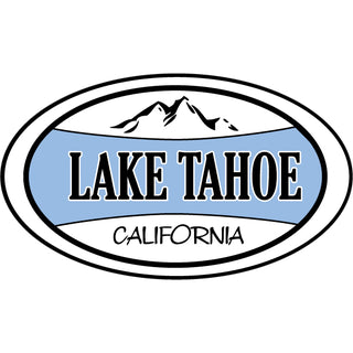 OK4 Lake Tahoe California Mountain Oval Sticker