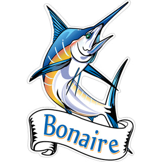 Bonaire   Marlin Sticker