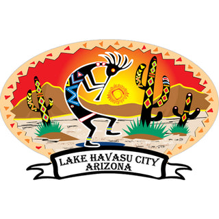 Lake Havasu City  Arizona   Kokopelli Desert Scene new Sticker