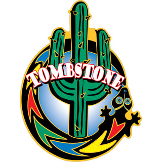 Tombstone   Cactus Arrow Graphic Sticker