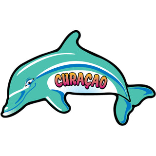 Cura�ao Dolphin Sticker