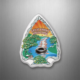 GREAT SMOKEY MOUNTAINS TUBE ARROWHEAD 3D Magnet