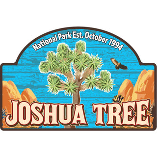 OK4 Joshua Tree  CA Desert Welcome Sign Sticker