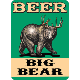 Big Bear Beer Bear Sticker