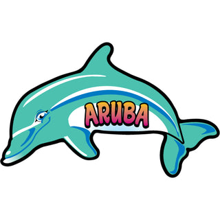 Aruba   Dolphin Sticker