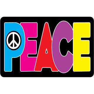 OK4 Peace Rectangle Sticker