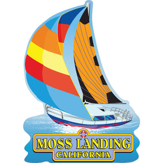 OK4 Moss Landing  CA Sailboat (00726) Sticker