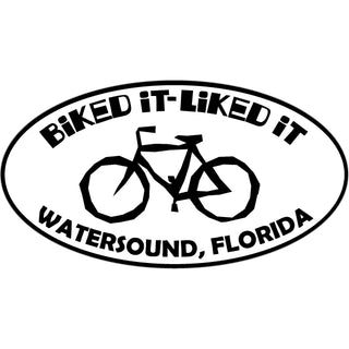 Watersound  Florida   Biked it Liked it watersound Sticker